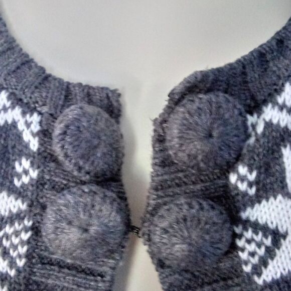 Faire Isle Knit Cardigan Sweater S - Picture 4 of 5